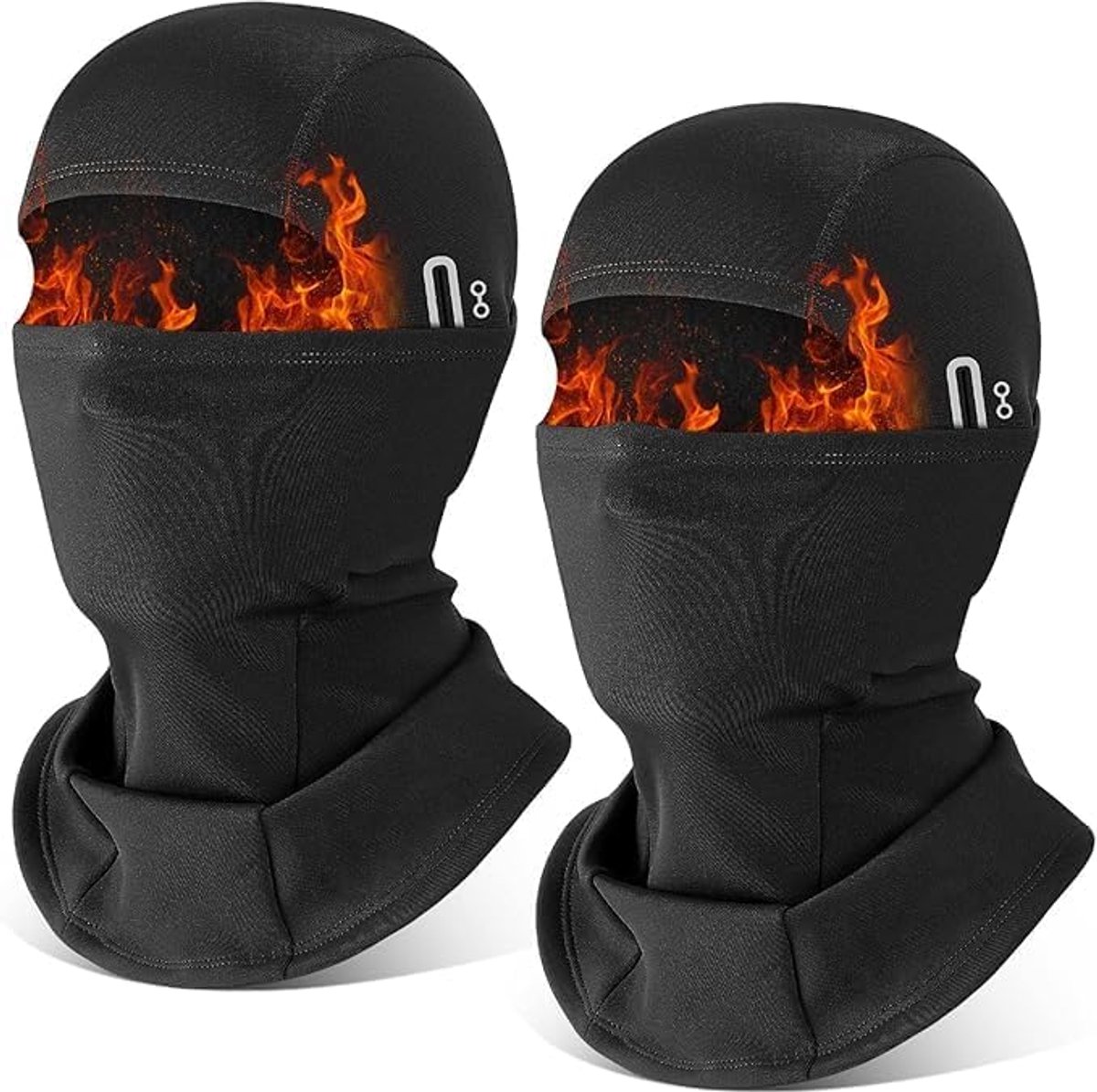 Skimasker Bivakmuts voor mannen en vrouwen, thermisch gezichtsmasker, winddichte bivakmuts voor buiten, skiën, hardlopen, fietsen