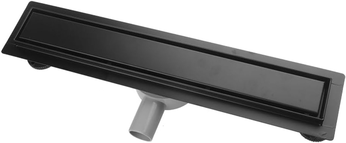 Douchegoot, 50 cm, 360 graden, 2 in 1, douchegoot van roestvrij staal, sifon, afvoervloer, voor badkamer, met luchtverfrisser en haarfilter