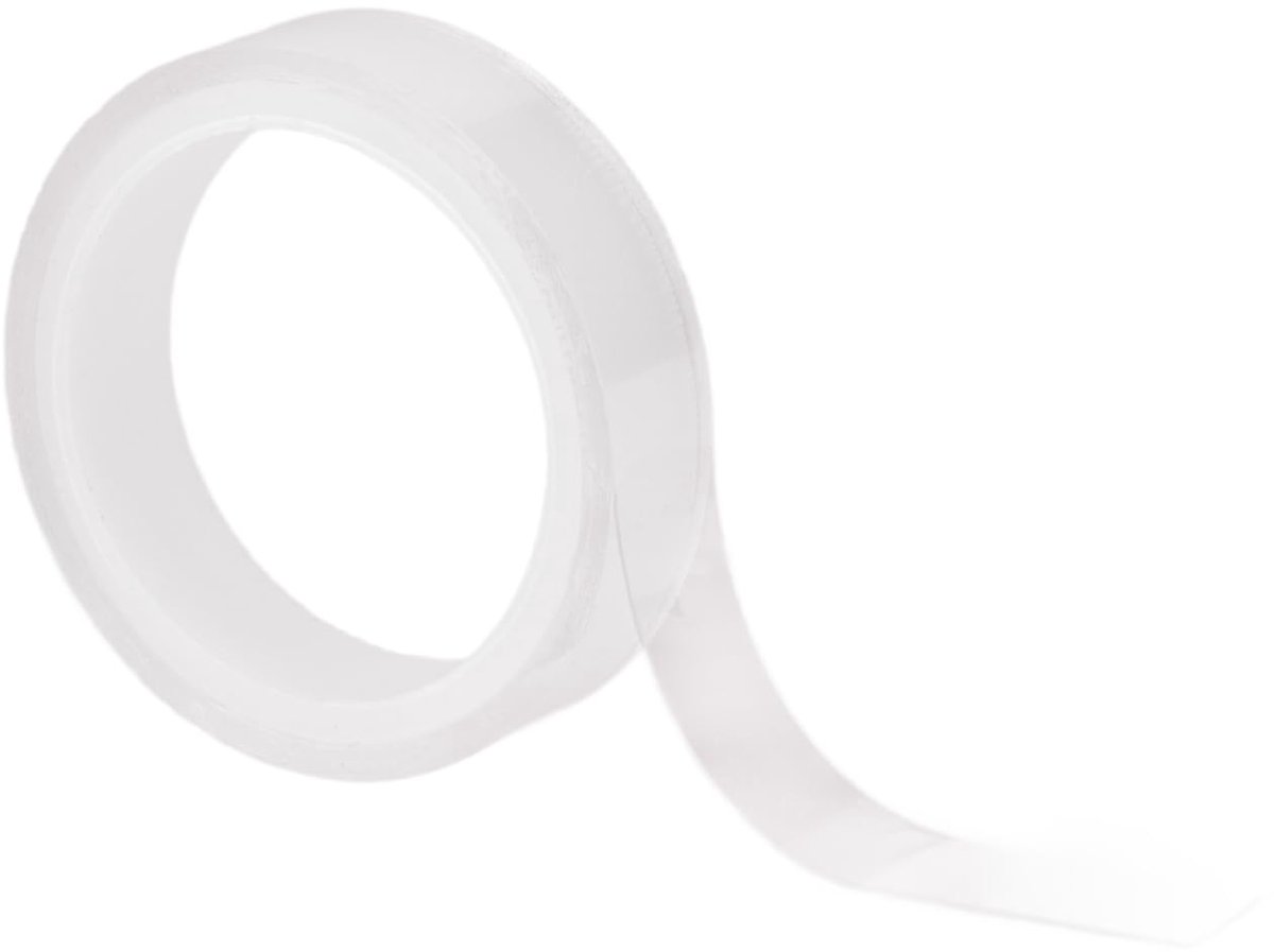 Tape-extensions, plakrol, eenzijdige plakstrip voor haarverlengingen, 0,8 cm × 1,65 m, sterk hechtend voor een veilige grip, eenvoudig aan te brengen en te verwijderen