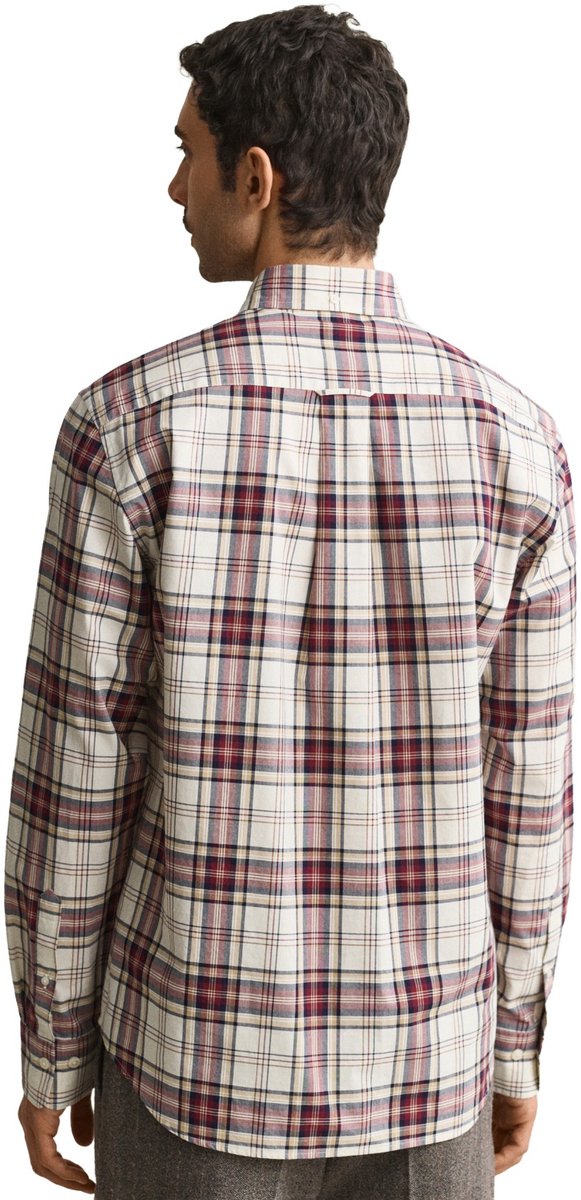 Overhemd Gant Regular Fit rood
