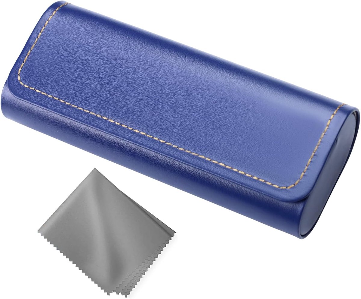 Brillenkoker hardcase, premium PU lederen brillenkoker