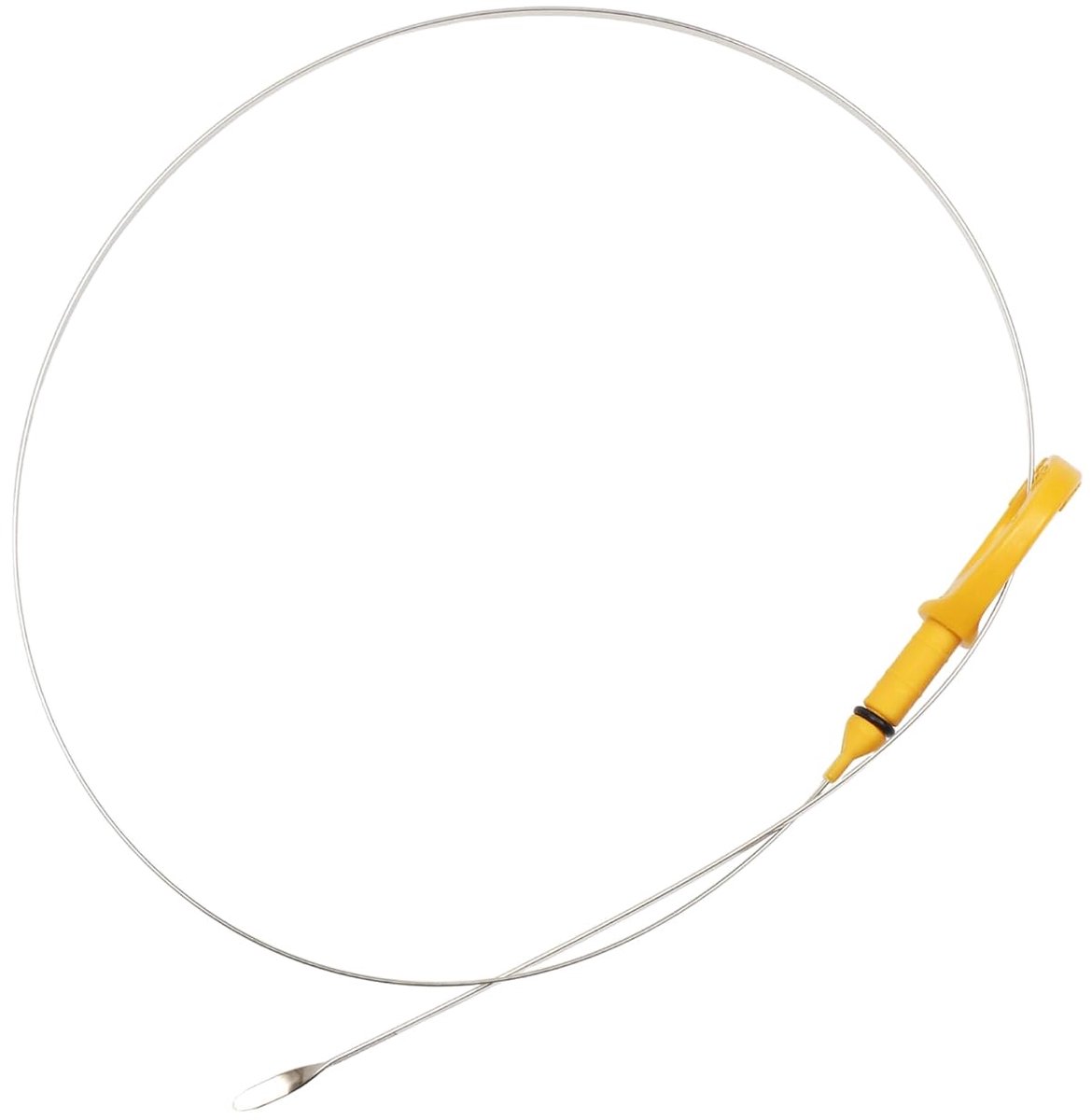 Motorolie Peilstok No.1530166020 Oliepeilstok Dubbele Gat Indicator voor Toyota Land Cruiser Plastic Metaal Geel Zilverkleurig