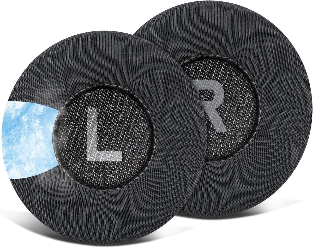 Comfortabele 70mm Oorkussens voor Logitech Zone 300/301/305 Hoofdtelefoons, Geluidsisolatie, Verhoogde Dikte en IJszijde Stof