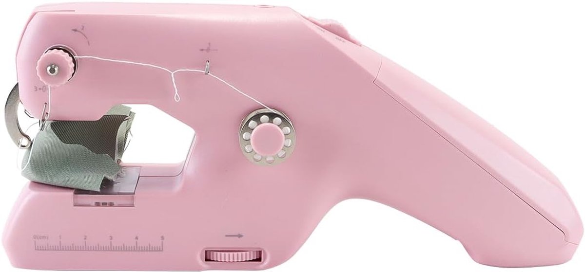 Mini draagbare handnaaimachine, voor beginners, doe-het-zelfmachines voor kleding, knuffels
