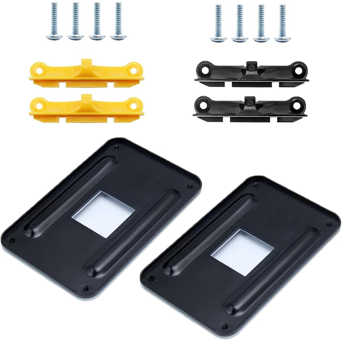 2 stuks Backplate voor AM4, CPU Koellichaam Beugel Backplane, Backplate CPU-koeler met schroeven, compatibel met AMD AM4 B350 X370 A320 X470, AM4 sokkelhouder houder