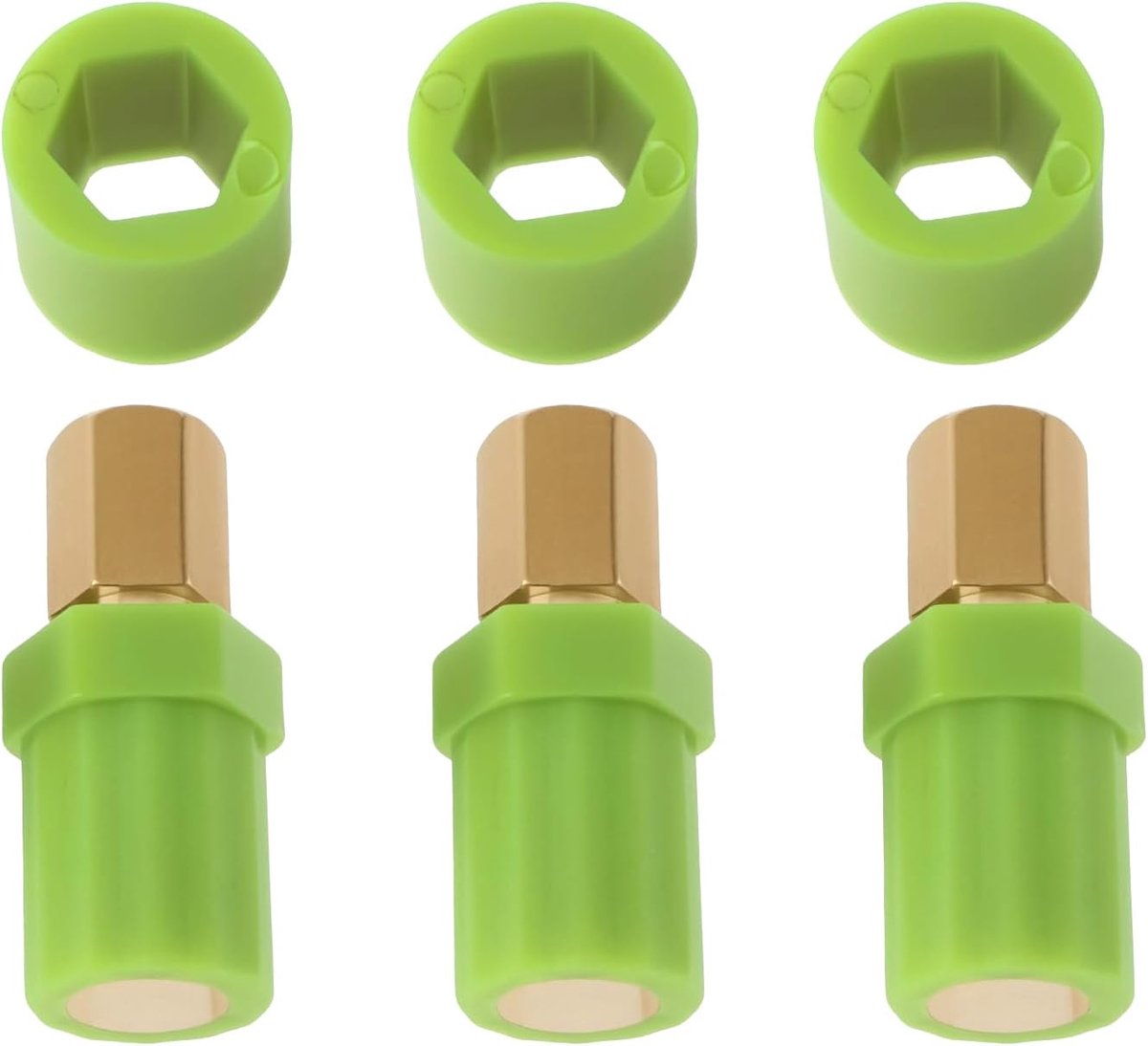 Dailygoods- Schaaras Koppeling 3 Stuks - Hexagonale Koppeling - Stabiele Verbinding - Geschikt voor KPSA/KPRA/KPEX - Metaal/Kunststof - Vermindert Sli
