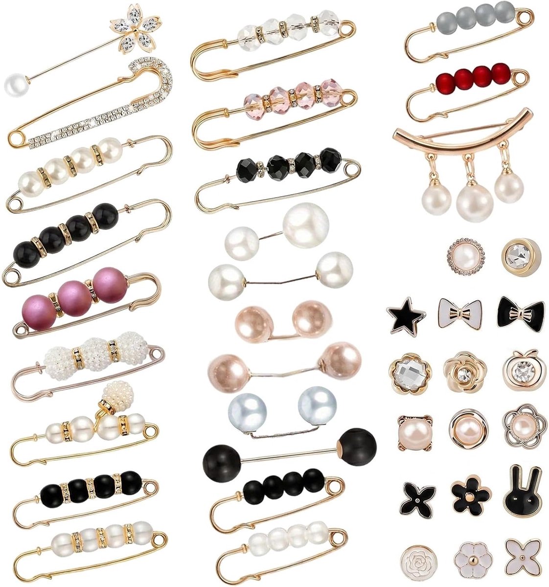 Broches Multi Size Broche Dames Sleepnaald Bruidsjurk Vintage Broche Broche Broche Broche Broche Broche Broche Broche Broche Broche Broche Voor Strakke Maak Veiligheidsspelden voor Vrouwen