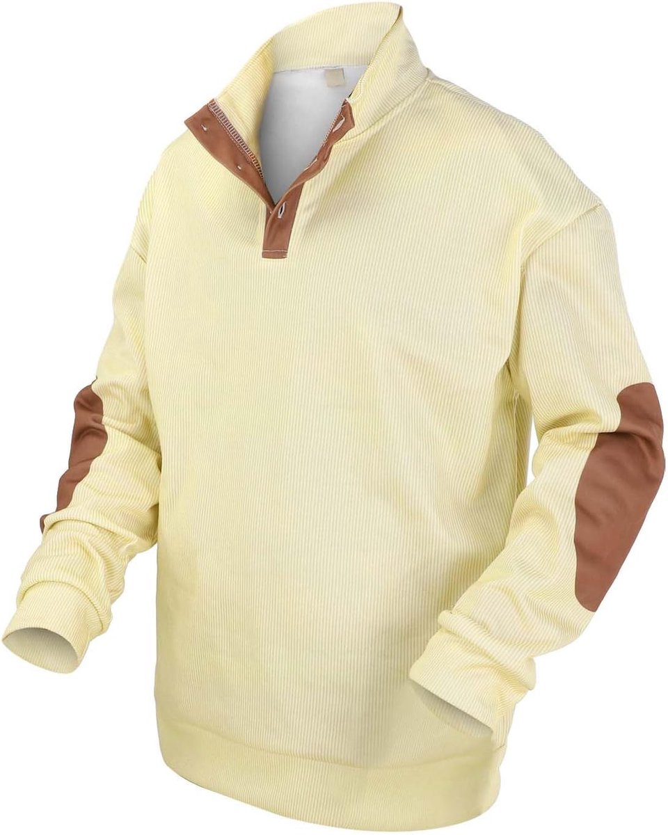Gestreepte jas met capuchon voor heren, wintermode, lange mouwen, dik, hoge kraag, bedrukt, cardigan met capuchon
