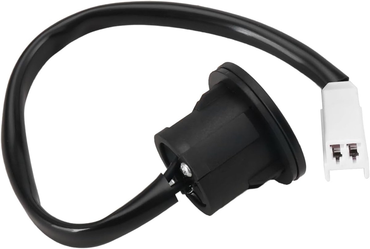 Dailygoods- Achterklep Schakelaar Vervanging - Auto Kofferbak Knop - Kunststof - Compatibel met Mazda 2/3 - OEM-nummers D651624B0B - Zwart/Wit - Koffe