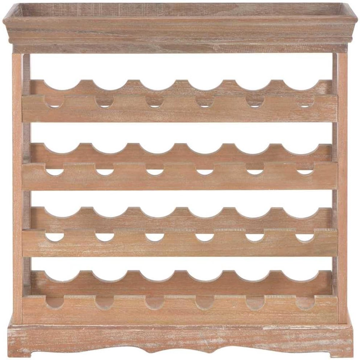 Wijnkast 70 x 22,5 x 70,5 cm MDF met 4 planken