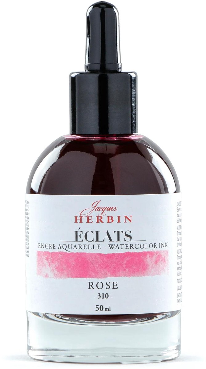 Jacques Herbin Éclats – Aquarel Inkt – Vloeibare Aquarelverf – Roze – 310 – 50 ml