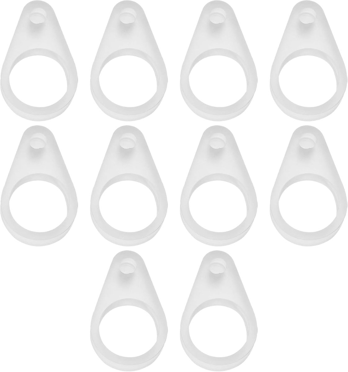 Dailygoods- Gehoorapparaat Clip 10 Stuks - Siliconen Clip - Compatibel met DTS - Lichtgewicht - Draagbaar - Eenvoudig te installeren - Hoortoestelclip