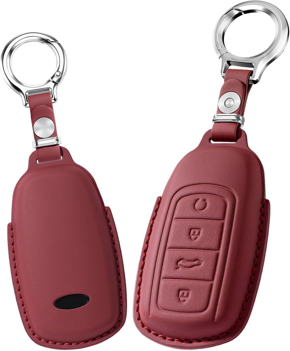 Geschikt voor Chery omoda C5 Tiggo 8 Plus 7 Pro Tiggo 8 Pro Arrizo 5 Exeed RX lederen sleutelcover afstandsbedieningen beschermhoes sleutelbox sleutelhanger accessoires