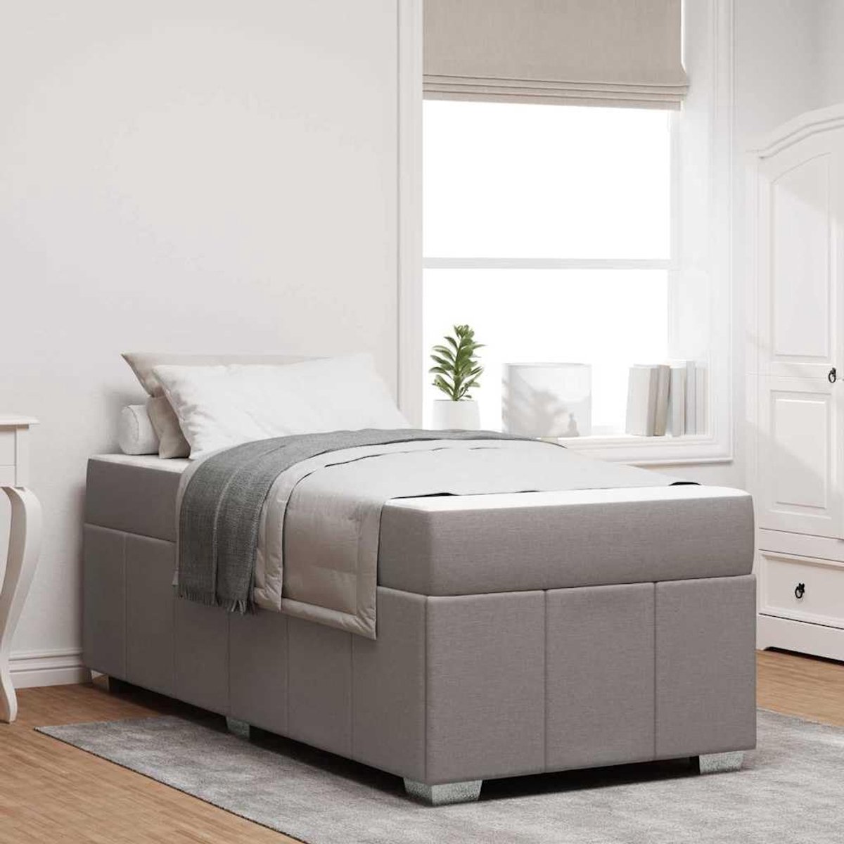 Boxspringbed matras Modern Design Taupe 120x190 cm