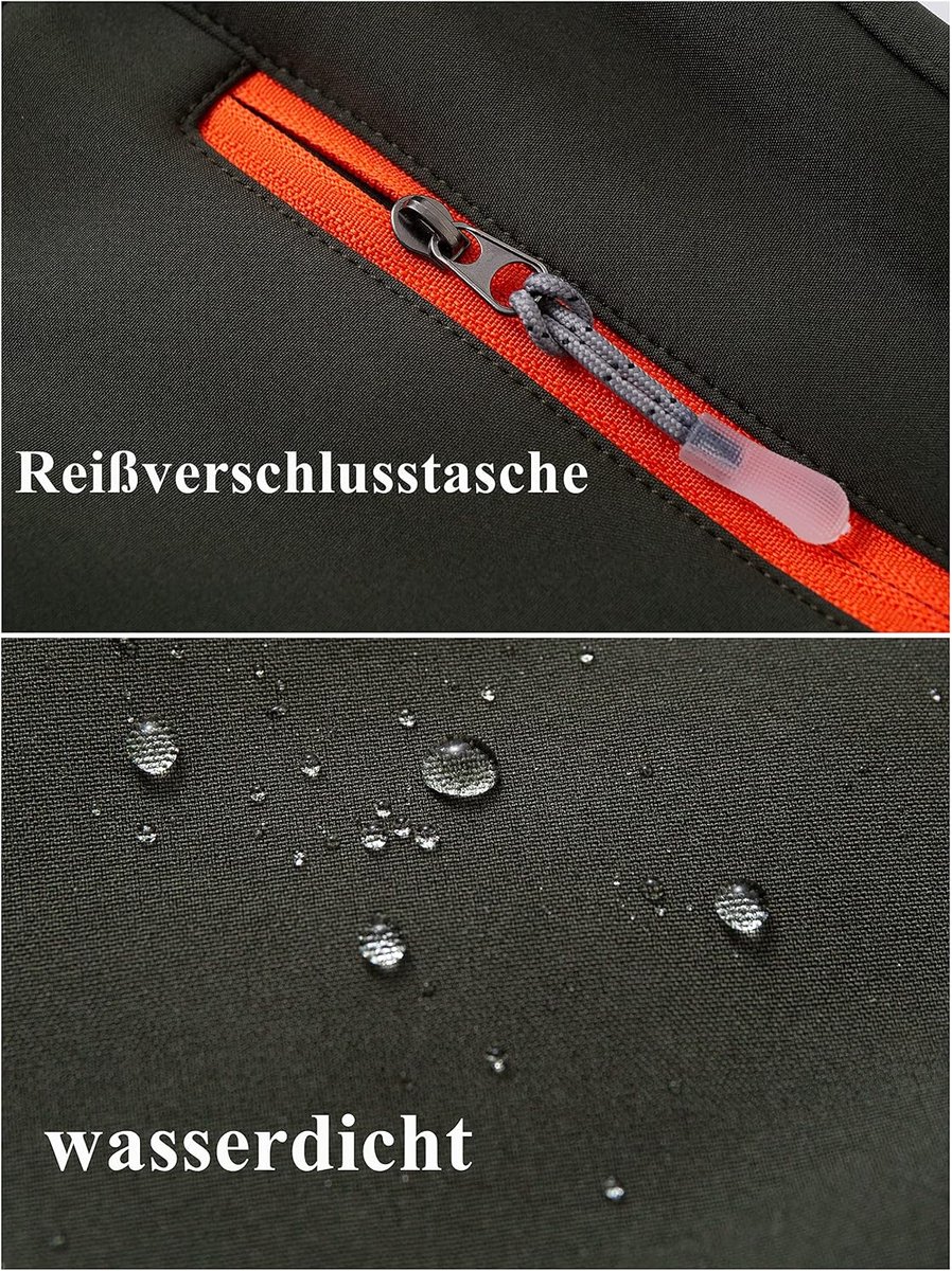 Softshellbroek voor kinderen, fleece gevoerde outdoorbroek, warme wintersneeuwbroek, kinderwandelbroek, jongens meisjes, waterdicht 100-170