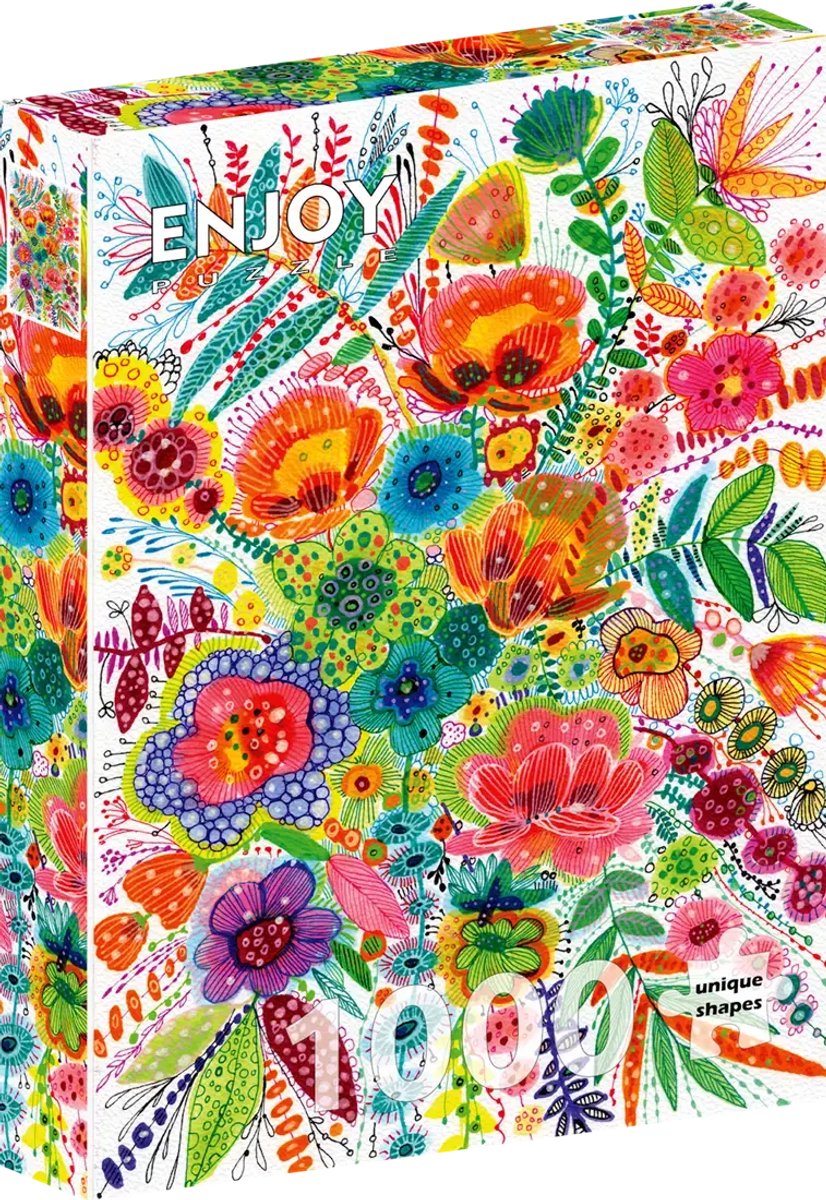 Enjoy Puzzle legpuzzel Bright Blossoms 1000 stukjes bloemen.