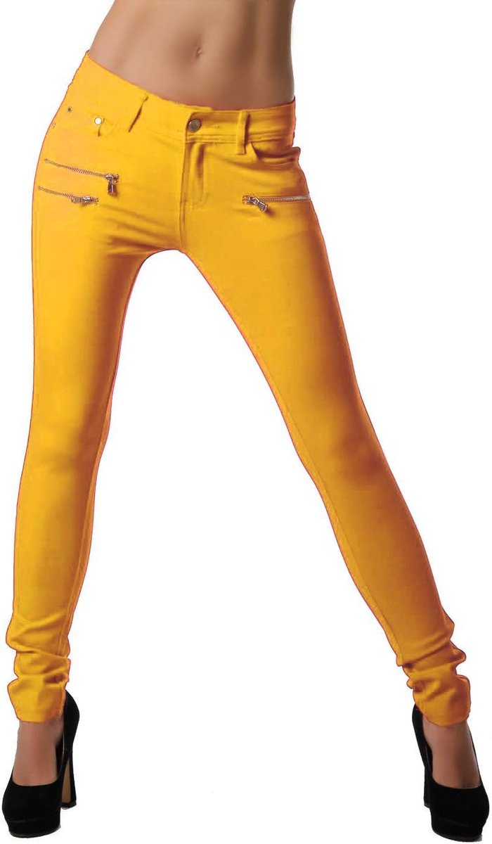 Age Damesbroek Jegging Legging Zipper stijlvol H086
