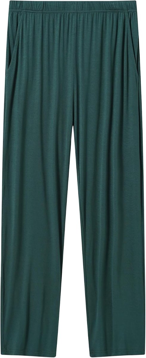 Soft knit pyjamabroek lange modal pyjamabroek slaapbroek wijd loungewear