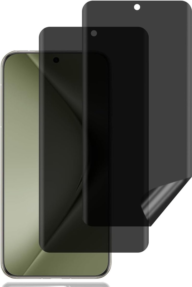 Screen Protector voor Huawei Pura 70 Ultra 5G [2 stuks] | anti-spy schermbeschermer,krasbestendig,hoge gevoeligheid,luchtbelvrij,anti-spy TPU zachte film voor Huawei Pura 70 Ultra