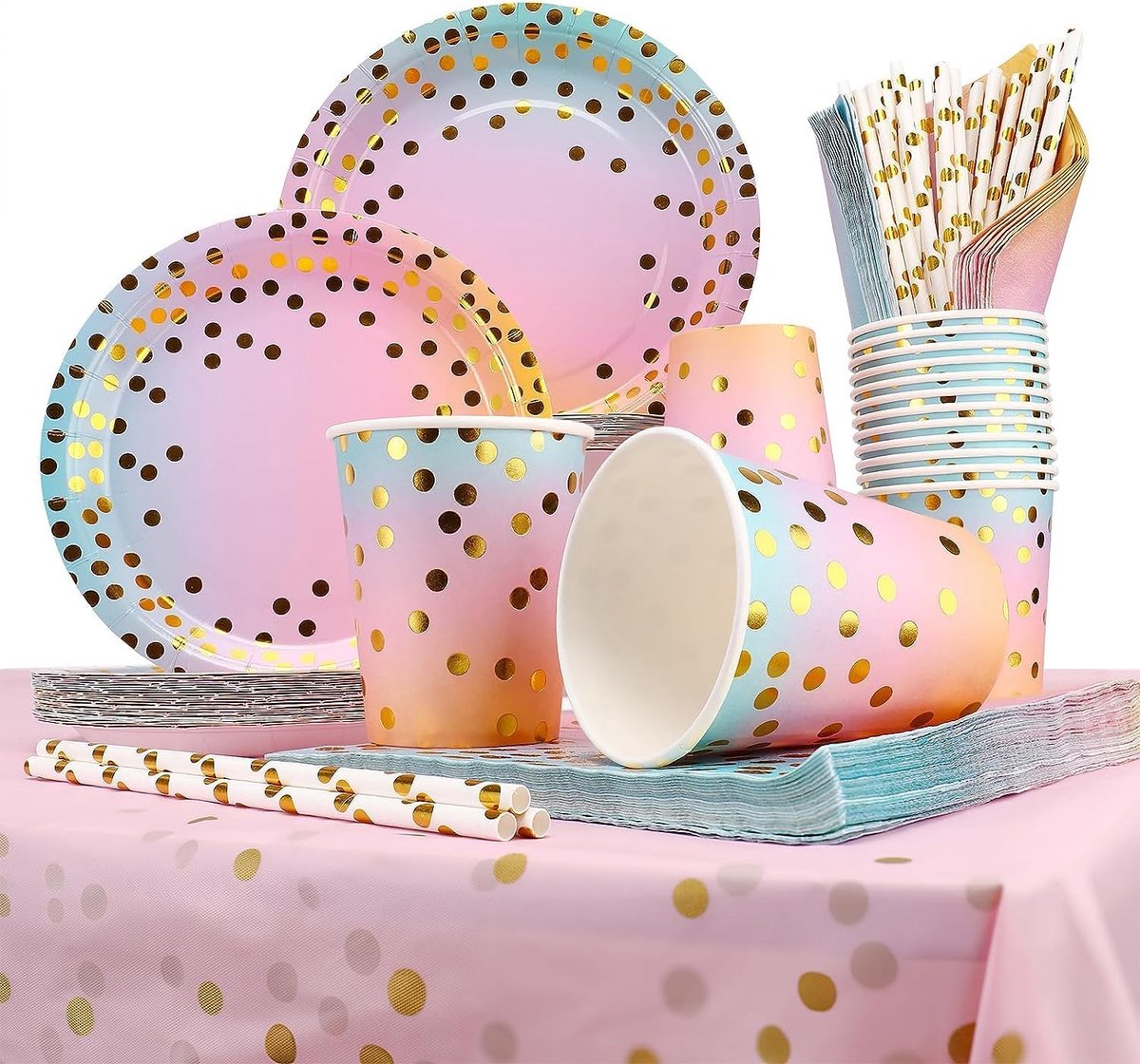Verjaardag Verjaardagsfeestservies, 126 stuks