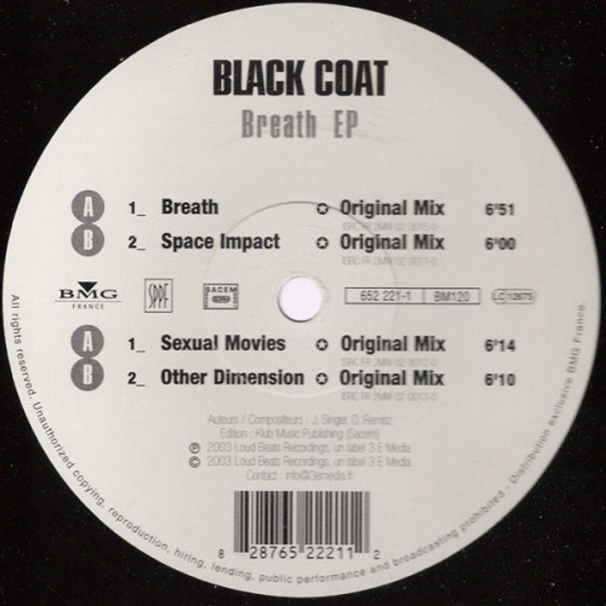 Black Coat - Breath Ep