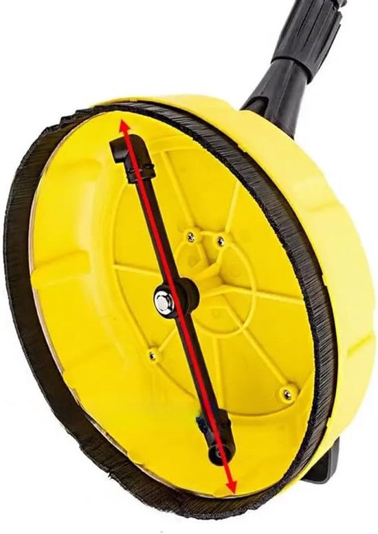 Pro Roterende reinigingsborstel met reinigingsmiddeldoserset, vervanging voor hogedrukreiniger Nilfisk QC, Kränzle D12, Kärcher K1-K7, voor bestratingsstenen, terras, gevel, beton — afbeelding 5