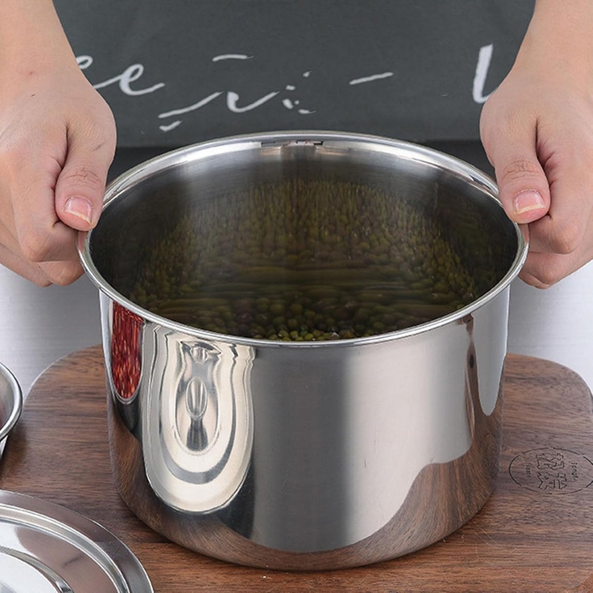 Bouillonpot, stockpot met deksel inductiepot kleine kookpot voor soep, zeevruchten bouillon in blik keren eieren (14 cm)