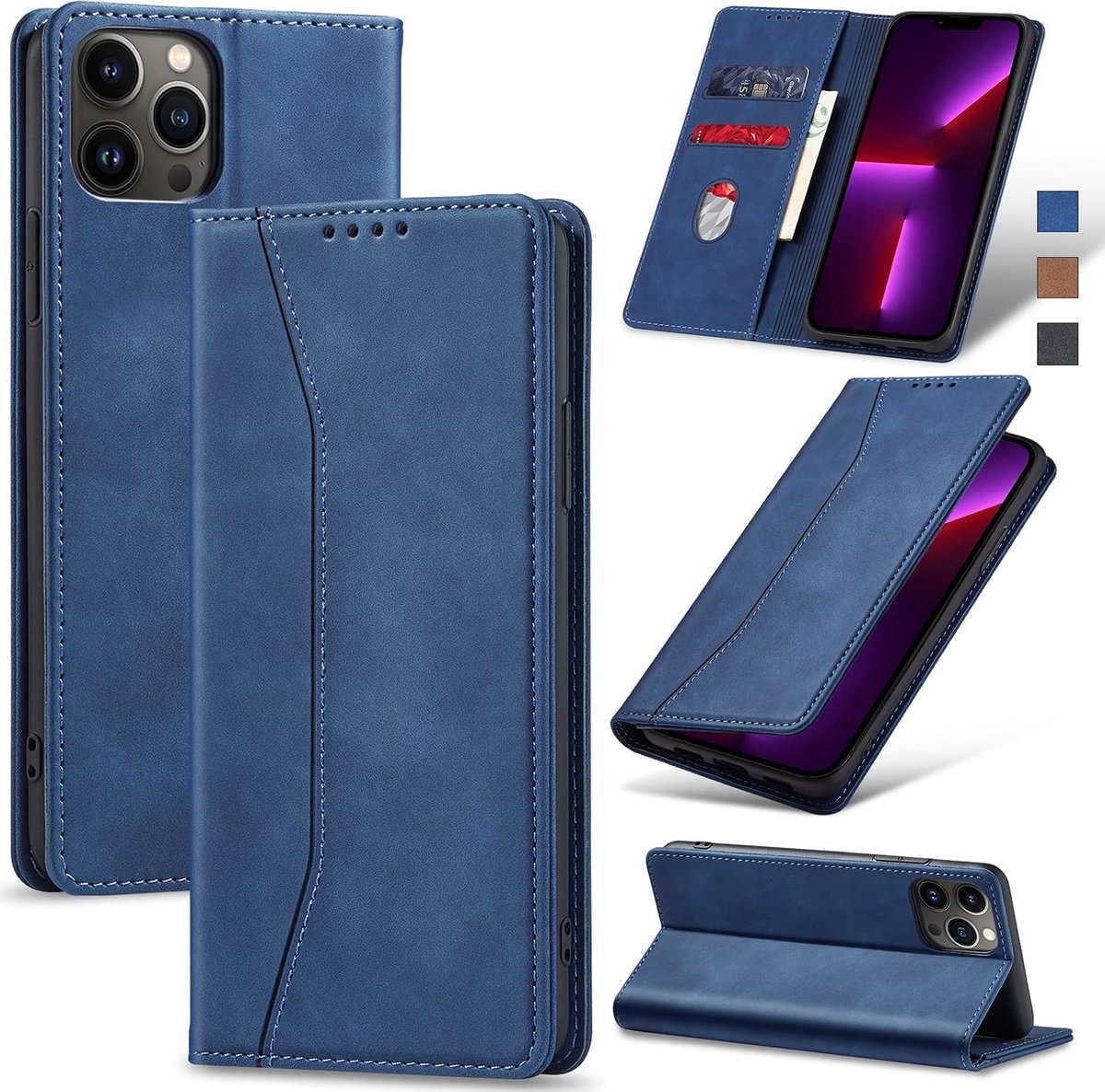 Hoesje voor iPhone 13 Pro Max,Blauw
