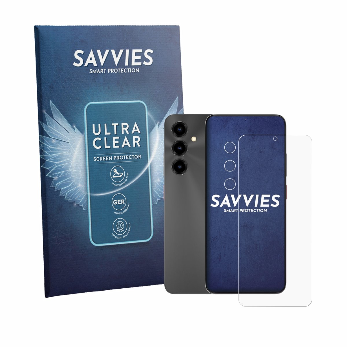 Savvies - Screenprotector voor ZTE Blade V80 Max (Voor+Camera) - Folie Beschermfolie transparant 18 Stuks