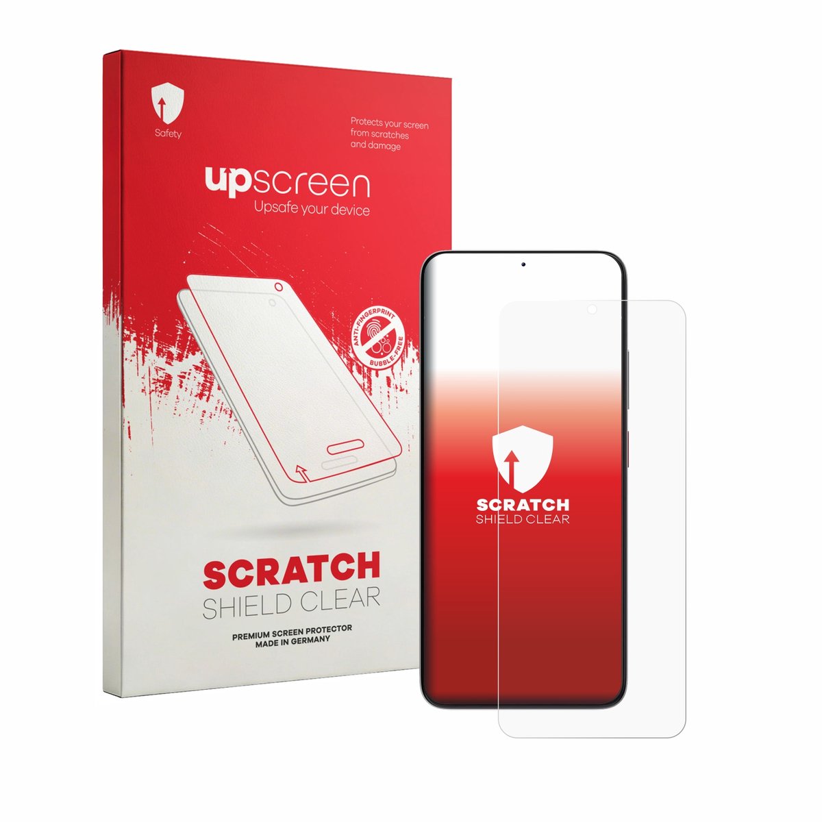 upscreen - Screenprotector voor ZTE Blade V80 Max - Folie Beschermfolie transparant