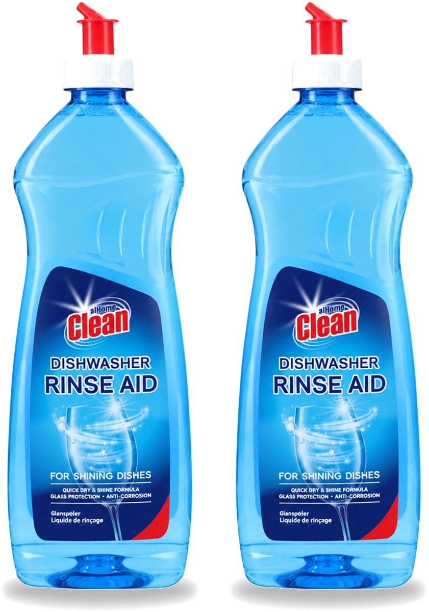 2 x At Home - Clean - Vaatwasser Glansspoelmiddel - Glasbeschermend - 500 ml - Voordeelverpakking - 2 stuks