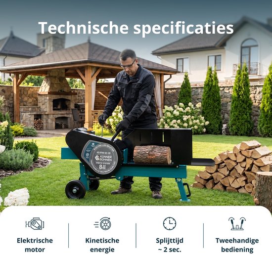 Elektrische Houtklover KS 8TKE 52/35 — afbeelding 4