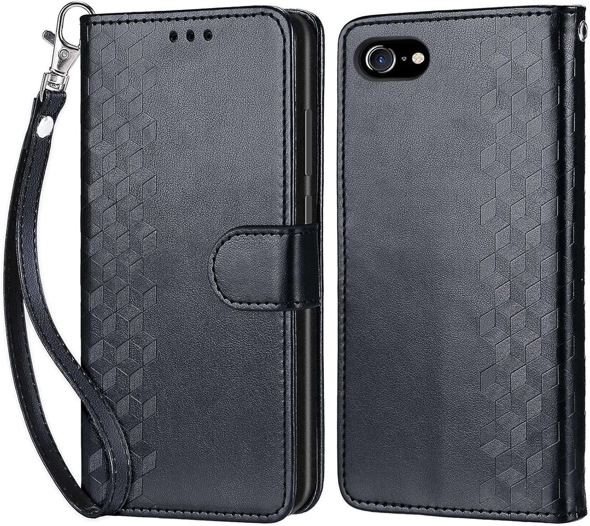 Telefoonhoesje voor iPhone 7/8 / SE 2020/2022, zwart