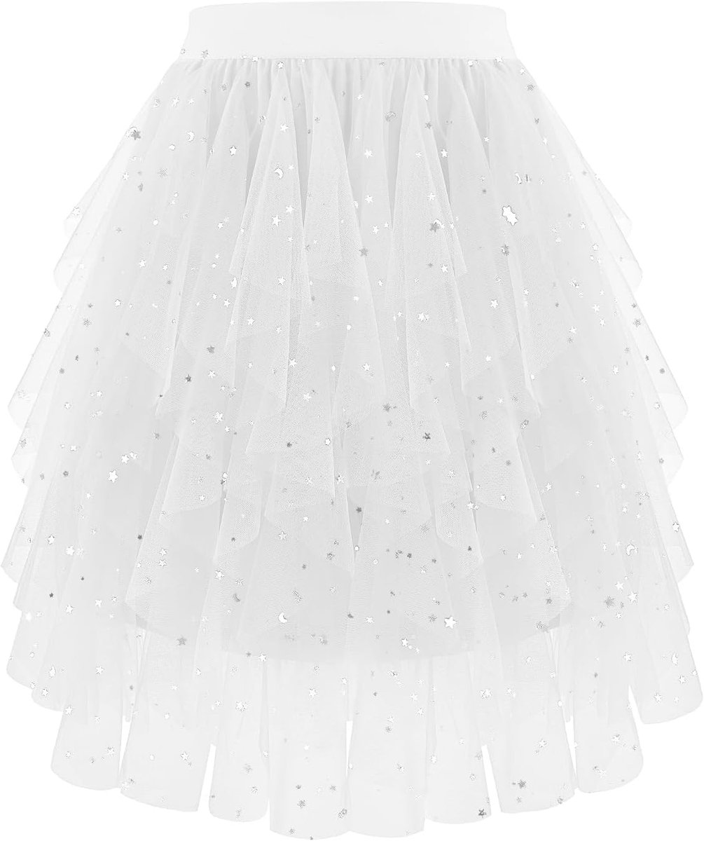 Tutu tule rok knielange petticoat onderrok cosplay rok korte dansrok elastische tule ballet kostuums carnaval rok