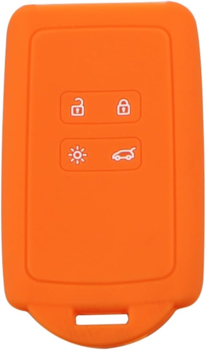 autosleutelhoes geschikt voor Renault Captur Megane Talisman Espace Clio Zoe Koleos Scenic 4 Arkana Dacia Sandero kaart sleutelhoes accessoires (oranje)