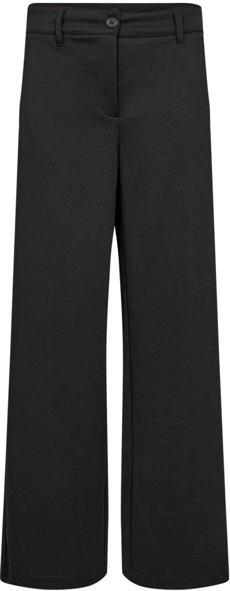 Soyaconcept broek zwart met hoge taille en wijde pijpen voor dames - XS (34)