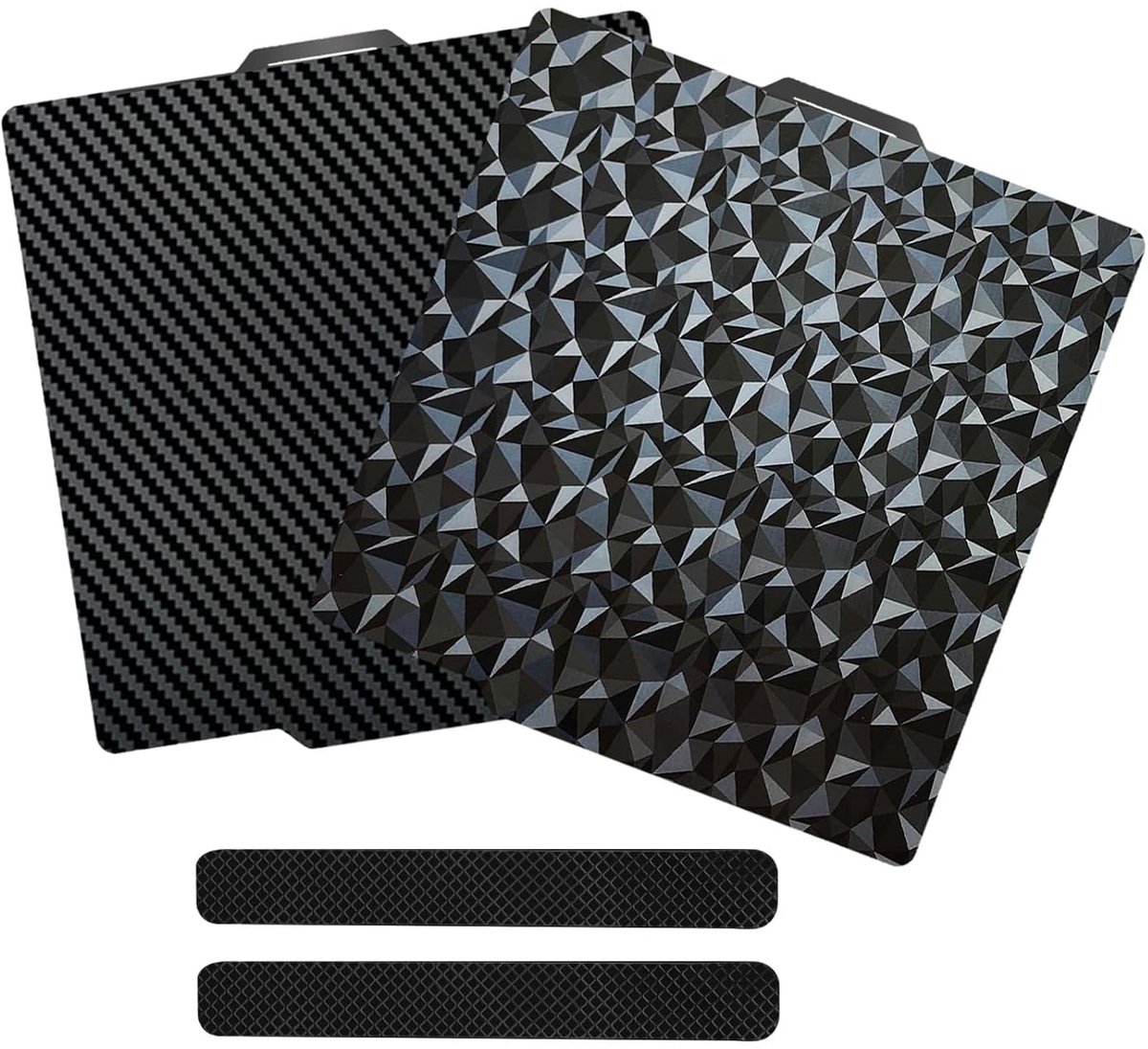 Voor bambulab printplaat PEO-PET getextureerde PEI plaat (met brandwerende mat) voor Bambu lab P1s, X1C, X1E, P1P, X1, A1, 257x257mm koolstofplaat voor bambulab filament