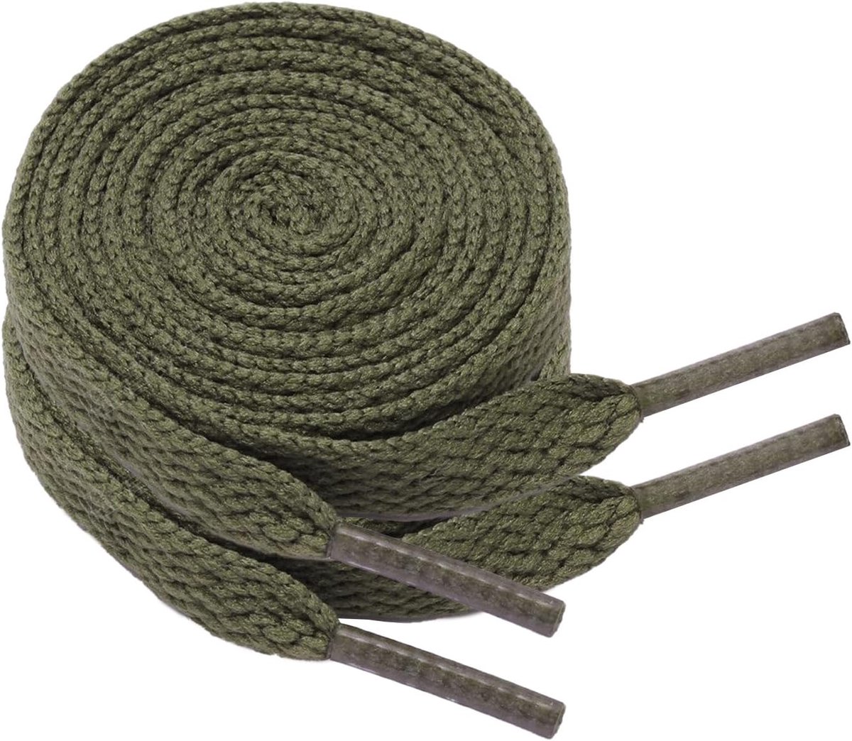 2 paar platte veters voor sneakers, sportschoenen, loopschoenen, gymschoenen, 8 mm, platte schoenveters, vervangende veters