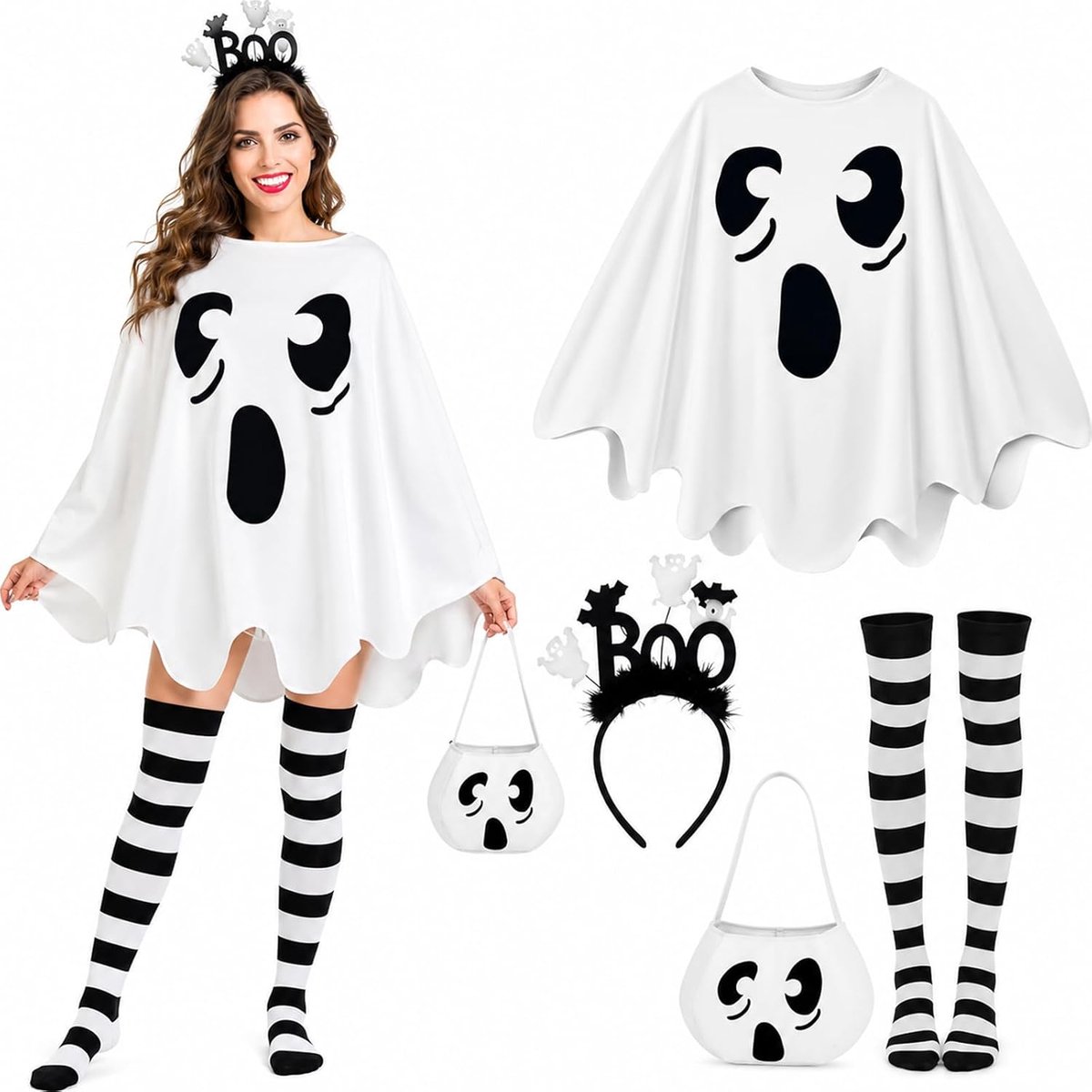Kostuum dames Halloween geest kostuum dames spookkostuum