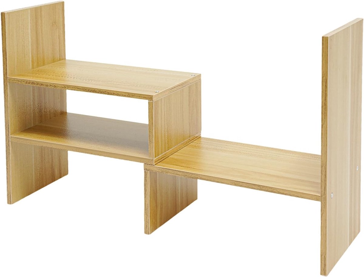Bureau, 60 x 17 x 35 cm, tafelrek, bureau, boekenkast, organizer voor kantoor en thuis