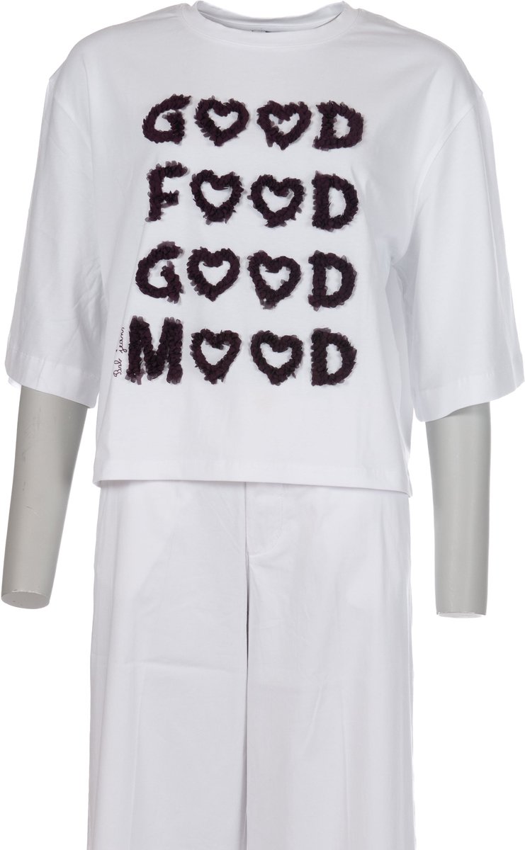Bsb - T-Shirt - Wit(Bruin) - L (40)