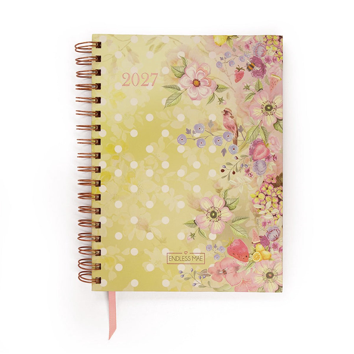 Endless Mae - Dotted Bloom - Bureau Agenda - 2027 - Stippen - Groen