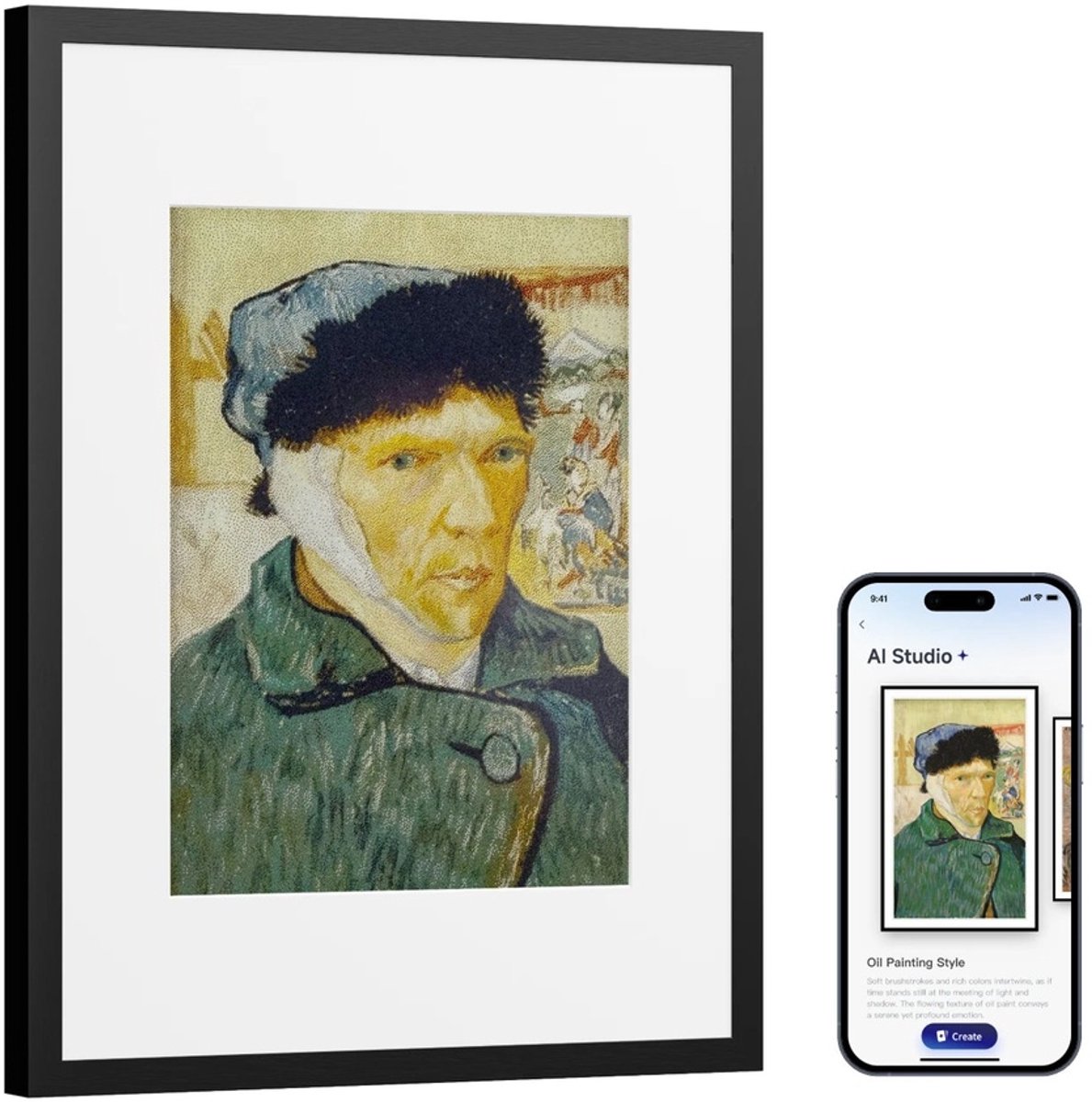 Switchbot AI Art Frame (13,3 inch) - Digitale fotolijst