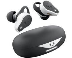 Fresh 'n Rebel Twins Move 2 - Sport Oordopjes Draadloos - 30 uur Speeltijd - Bluetooth 6.0 Sport Oordopjes met Microfoon - Waterdicht (IPX4) en Knopbediening (Storm Grey)