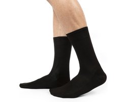 Heren Sokken in 100% Fil d'Ecosse Katoen, Ruime Ribbel - 3/6 Paar - MADE IN ITALY