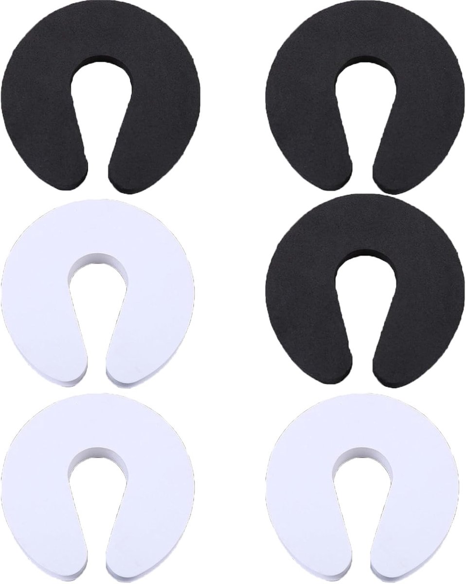 Zachte Schuim Baby Veiligheid Beschermers voor Deuren - 6 Stuks, Kindveiligheid, Vingerbescherming, Babyproofing
