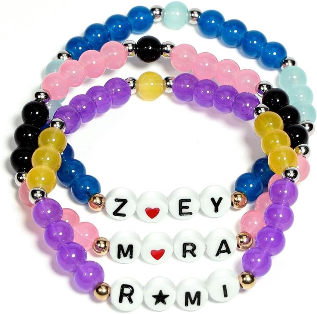 Armbanden voor meisjes, Demon Hunters, vriendschapsarmbanden voor kinderen en tieners, cosplay-accessoires, feestcadeautje en cadeau-idee voor fans