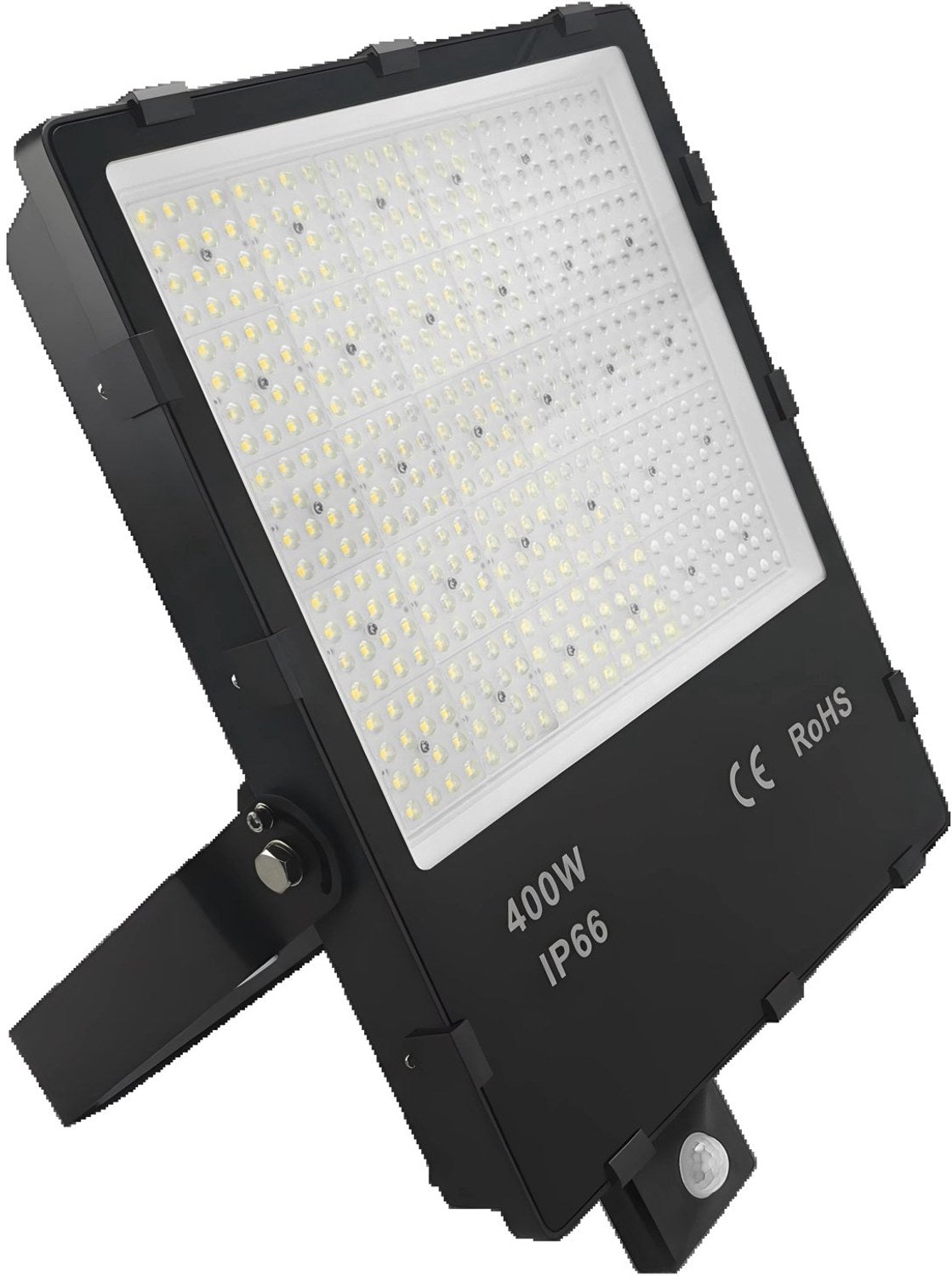 Tsong LED schijnwerper 400W - Koelwit 4000K - 68.000 lm - 170 lm/W - 90° - bewegingssensor - IP66