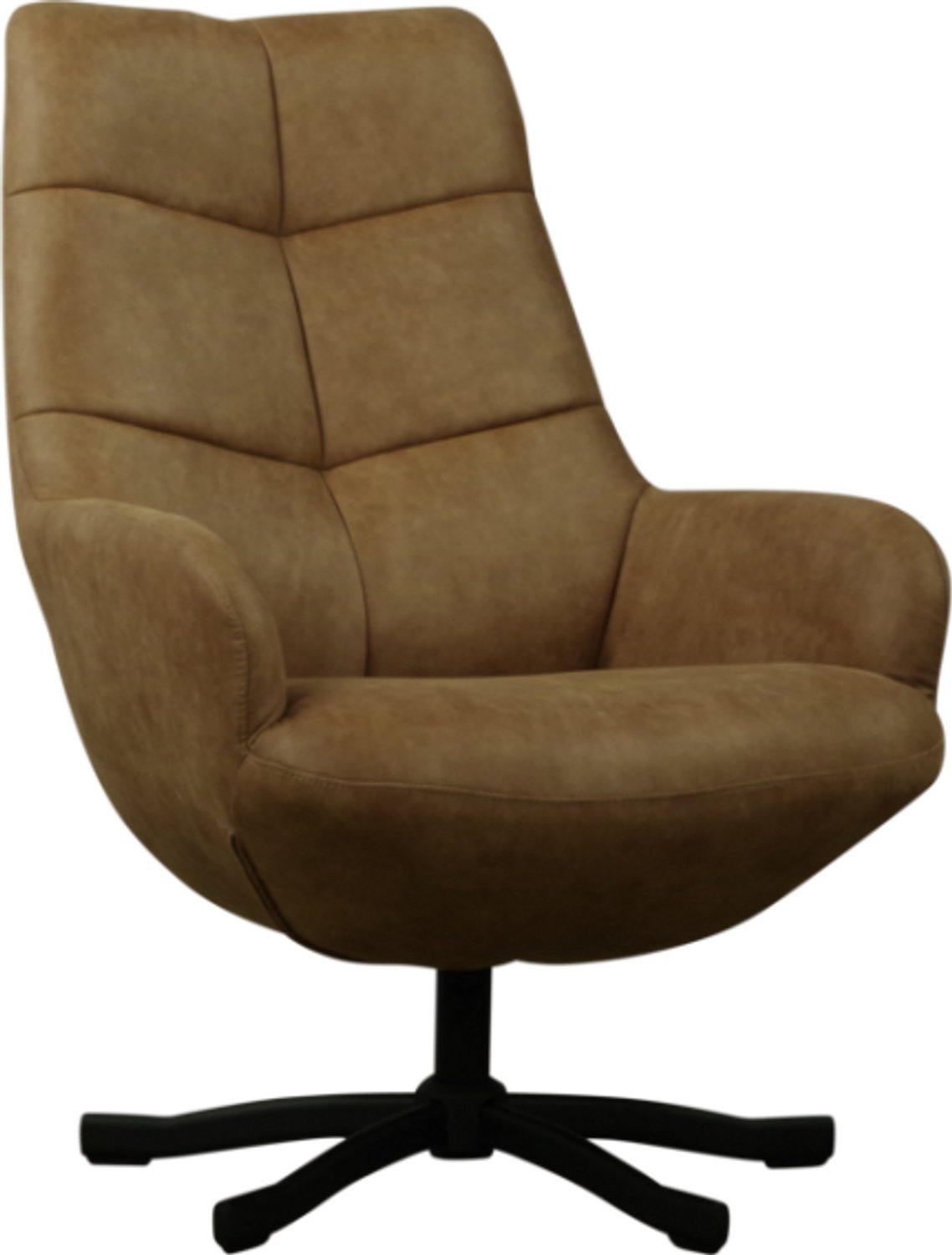 Meubelplaats Fauteuil Dean stof Magnum Liver 10 taupe met hoge rug en pocketvering