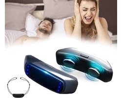 Anti-snurkapparaat - Elektrische snurkstopper - Anti-snurk-Oplaadbaar & Verstelbaar - Slaaptrainer voor een rustige nacht - Anti-snurkhulpmiddel voor thuis en reizen